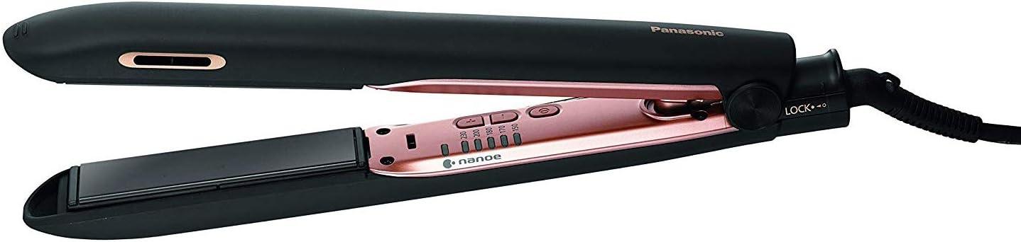 Panasonic Hair Straightener EH-HS99 Nanoe Technology - Black & Gold